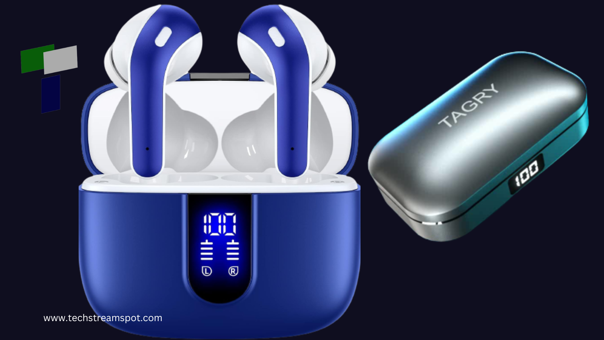 TAGRY True Wireless Earbuds: 60H Playback & LED Power Display Review