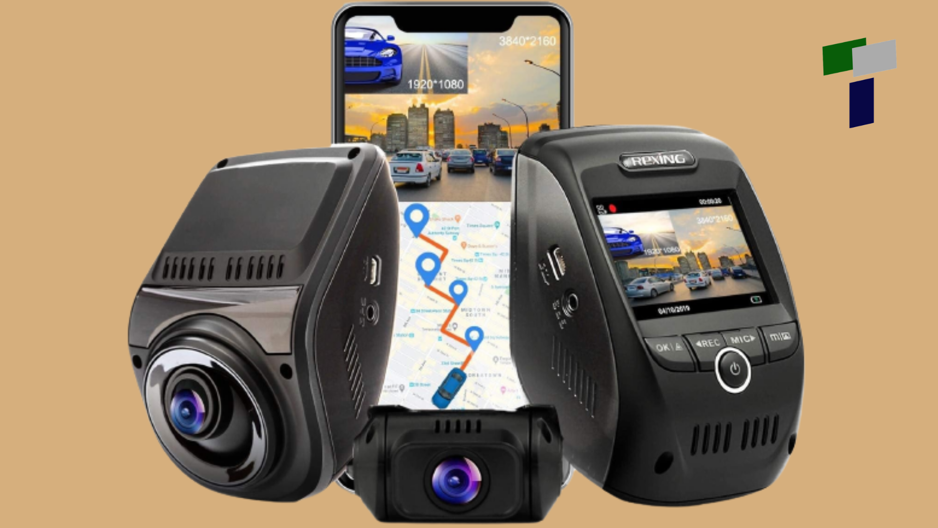 Rexing V1P Max 4K UHD Dual-Channel dash cam